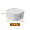 Thickened Fresh-Keeping Storage: Sealed Plastic Box for Refrigerator and Microwave Use