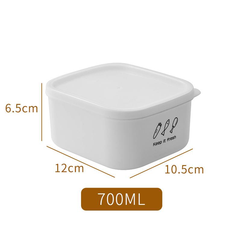 Thickened Fresh-Keeping Storage: Sealed Plastic Box for Refrigerator and Microwave Use