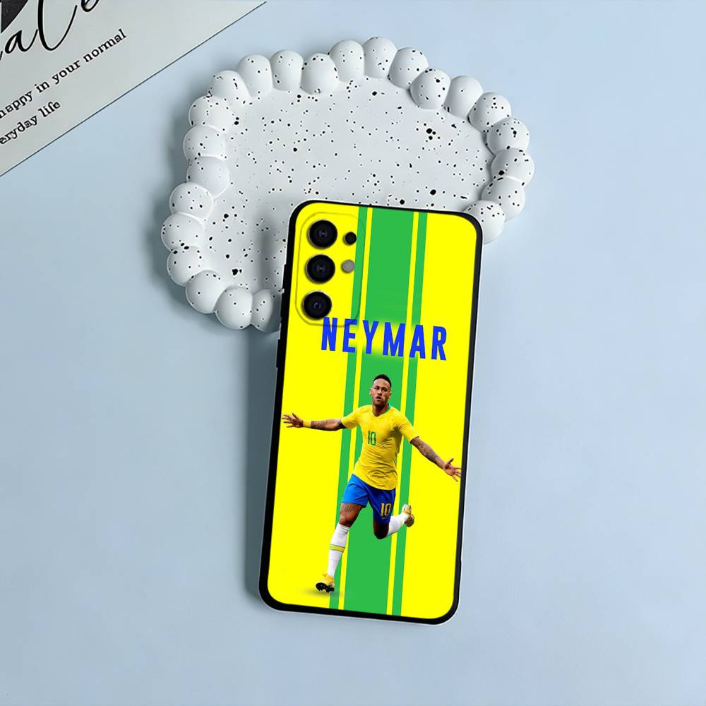 

N-No 10-Неймар Мягкий Силиконовый Чехол для Samsung S25, S24, S21, S22, S23, S30, Ultra, S20, Plus, FE, Lite-Черный Samsung S25