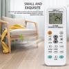 Durable Universal Air Conditioner Remote Control 1000 in 1 Low Power AC Controller K-1028E LCD Remote Control