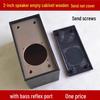 2" Heavy Bass Wooden Speaker Enclosure, 4 Ohm, 3W Audio Box Cover