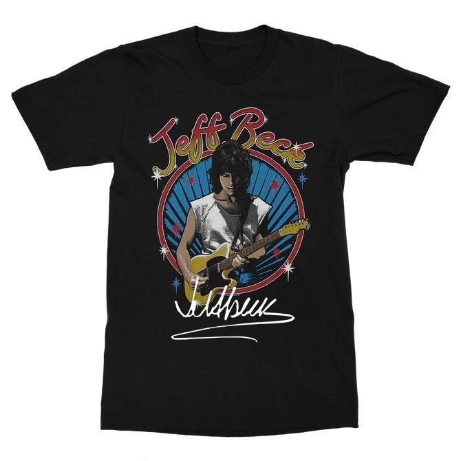 Vintage Jeff Beck Live In Concert Cotton Black Unisex Shirt Unisex T-Shirt XL