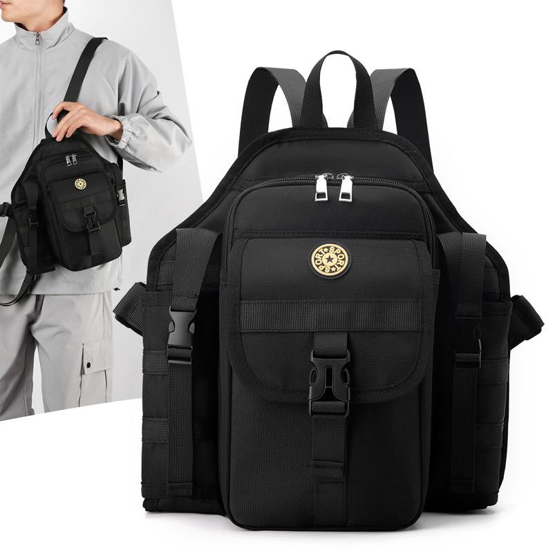 

Casual Backpack Unisex Outdoor Travel Backpack Kettle Umbrella Bag чорний