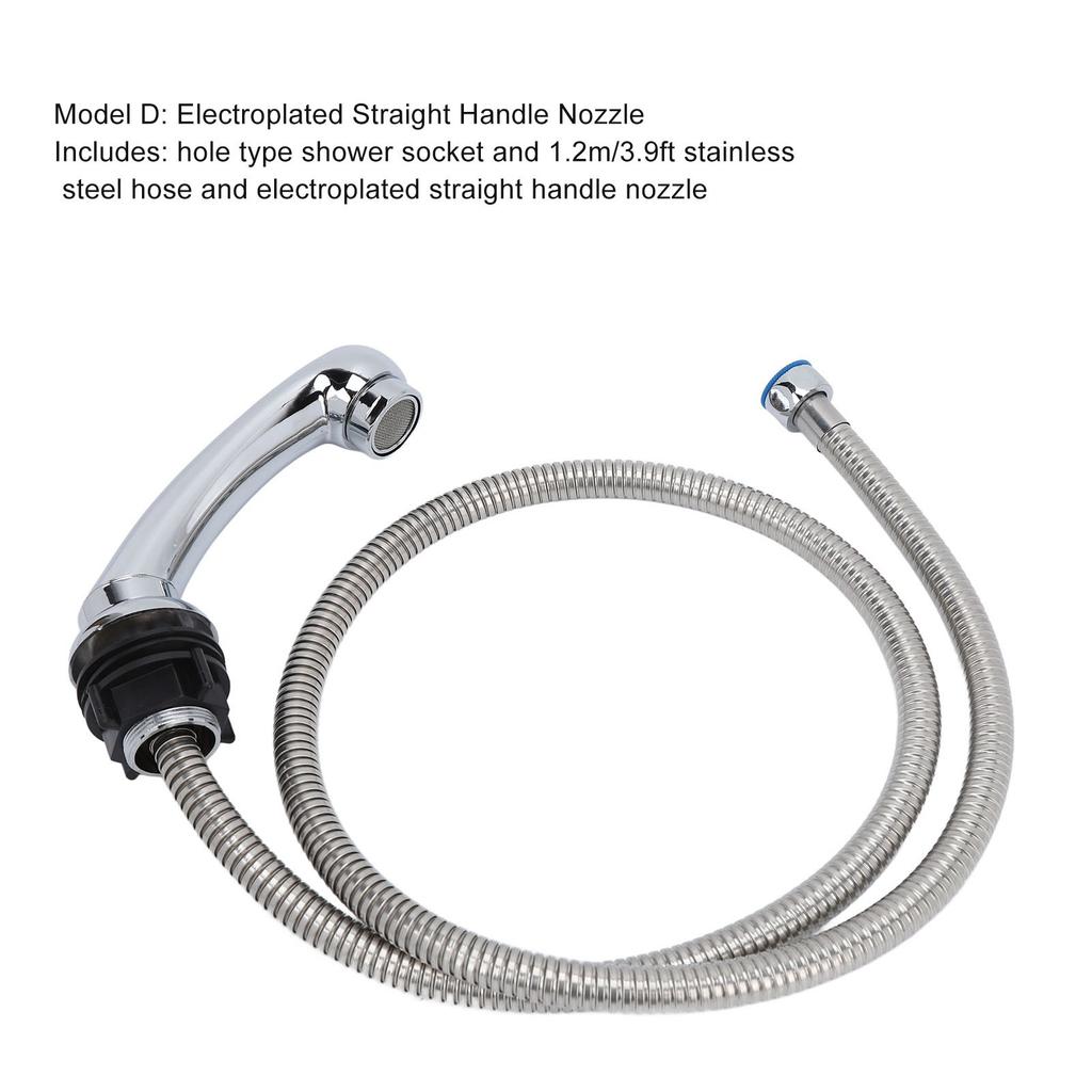 Salon Shampoo Bowl Faucet Professional Faucet Sprayer Hose Kit for Beauty Shampoo Bed Bowl and Backwash Unit