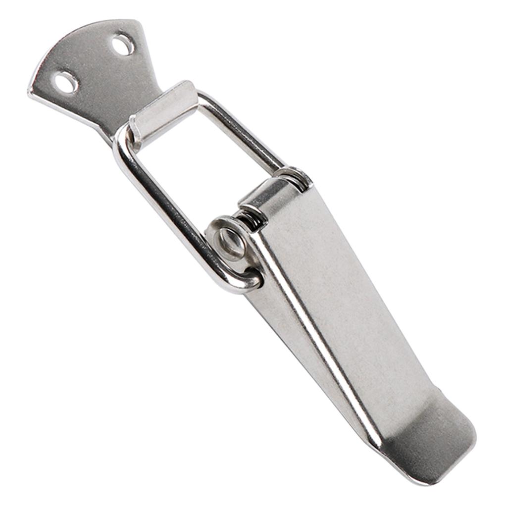10Pcs Drawer Hasp Clasp Spring Loaded Clamp Clip Duckbill Tension Lock Hasp Heavy Duty Cabinet Handle Lock Enduring