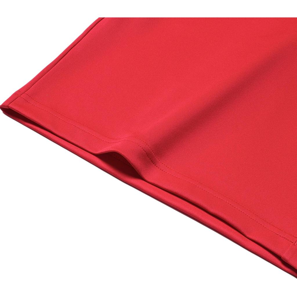 Li-Ning Ping Pong Rookie Series Solid Color Logo Knit Sports Shorts Unisex Bottoms Cherry-Red AKYT063-3