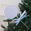 Large Lollipop Cuttings, Macaron Christmas Tree Decorations, Garland Cuttings, Scene Arrangement
