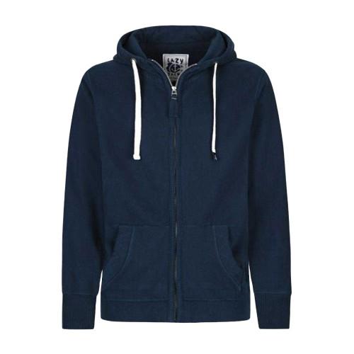 Lazy Jacks Mens Drawstring Full Zip Hoodie