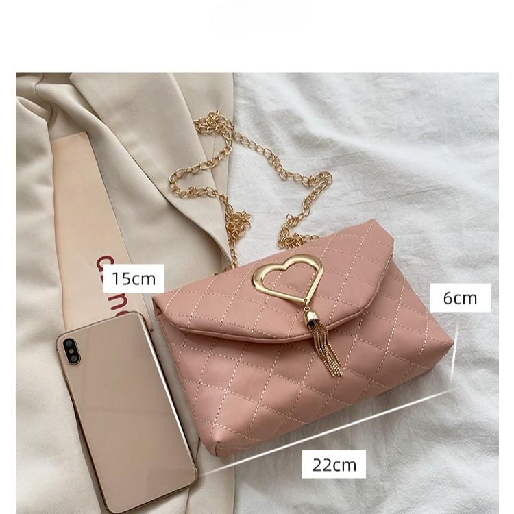 Liebe Stickerei Fransen Tasche Kleine Tasche Damen Schulter Schräg Umhängetasche Damen