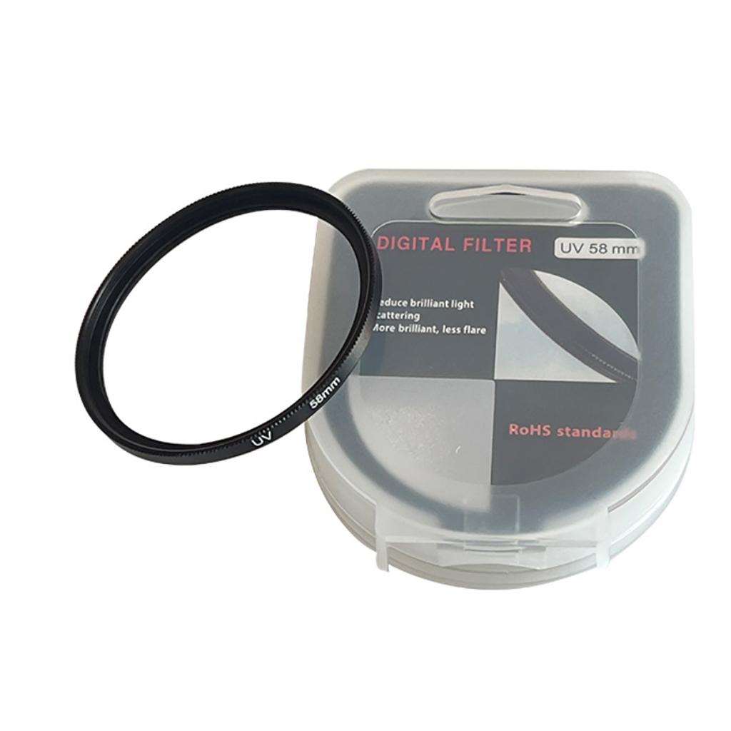 Universal Camera Lens Filter for Canon Nikon Sony DSLR Camera Lens Protection Dust-Proof Optical Glass UV Filters 67mm/58mm/52mm