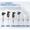 PT100 Temperatursensor -50-200C zu RS485 4-20mA 0-10V 0-5V Temperaturumwandler 0-100C 304SS Sonde DC24V PT100 Sensor