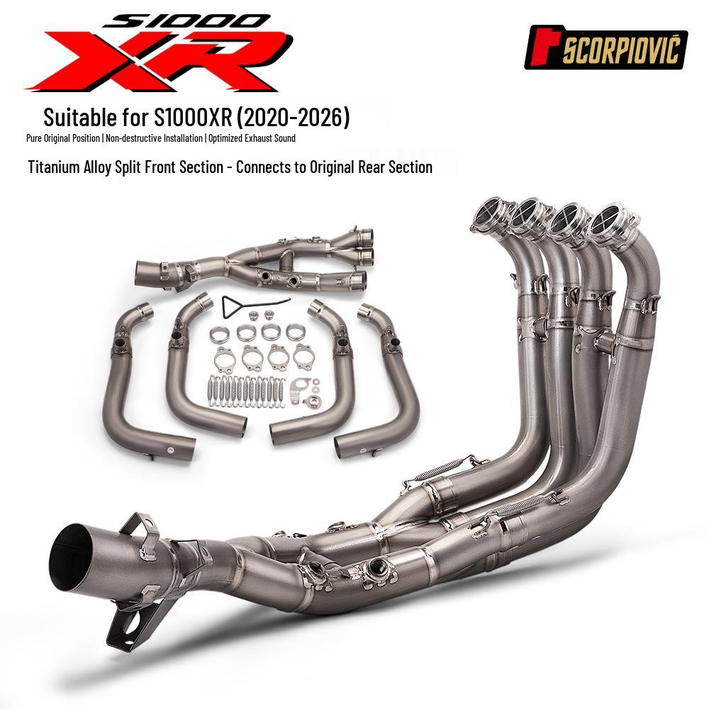 Titanium Full Exhaust System for S1000XR (2020-2026)