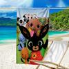 Ultra-Soft Beach Towel with Bing Theme,Ideal for Pool - Camping, Diving - Perfect Travel Essential, Vibrant Beach Towel.