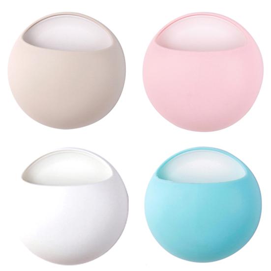 Wall Mount Storage Rack Toothbrush Toothpaste Holder Strain Bathroom Container