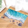Spiaggia Oceanica Stella Marina Conchiglia Benvenuto Ingresso Zerbino Decorazioni per la Casa Corridoio Cucina Balcone Tappeti Camera da Letto Tappetino Antiscivolo Pavimento Decorazione