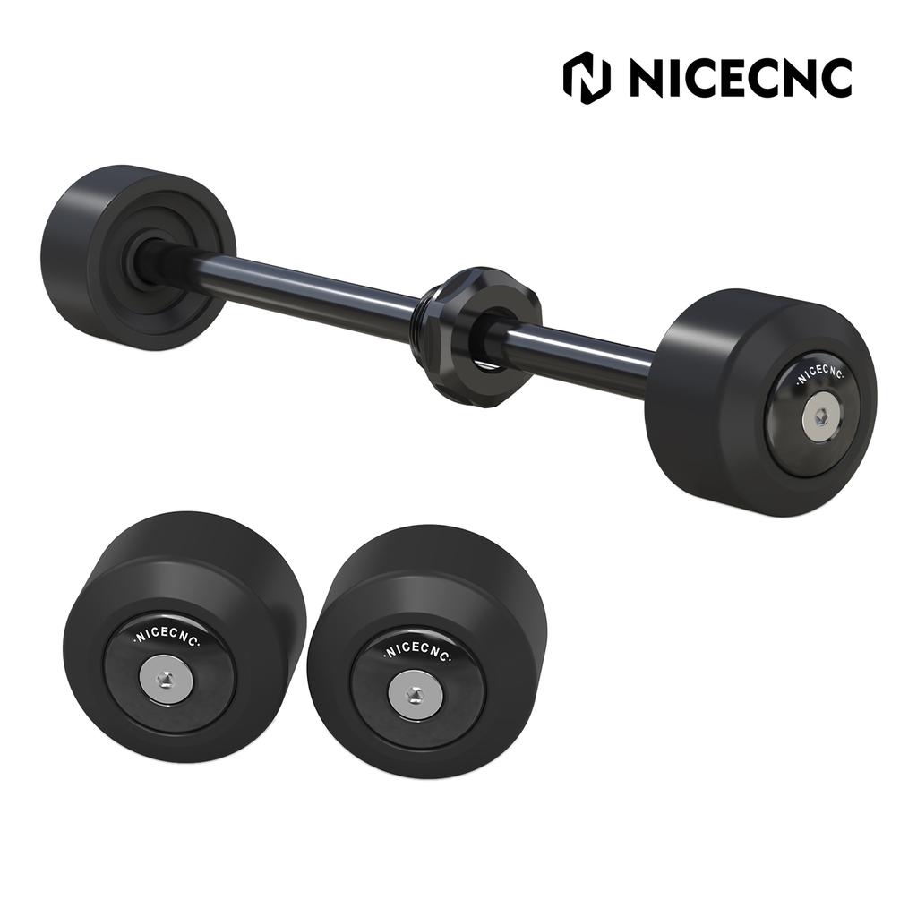 For 2025 KTM 390 Adventure R/X Motorcycle Falling Protection Front/Rear Wheel Axle Sliders for KTM 390 Duke 250 Duke 2024-2025