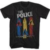 The Police Synchronicity Black Adult Unisex  All Size Unisex T-Shirt