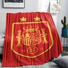 Spain Printed Flannel Blanket, Soft Throw for Bedroom Sofa, Washable, Fan Merchandise, Great Gift.