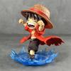 ONE PIECE Shuiyue Luffy Figure Laugh Childhood Luffy Desktop Car Desktop Ornament Anime Nautical King Peripheral