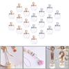 20 Bottles with Caps Pendant Charms for Jewelry Making Earrings