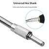Portable Universal Flexible Shaft Bit Holder 200-300mm Extend Screwdriver Rod for Narrow Space Repair Work