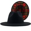 New Colorful Leopard Print Jazz Hat Autumn and Winter Warm Felt Hat European and American Fashion Cool Street Trend Hat
