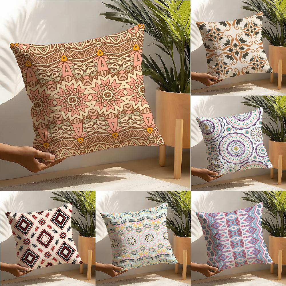 Bbohemian style Pillow Case Home Living Room Decoration Linen Pillow Cases Cushion Cover
