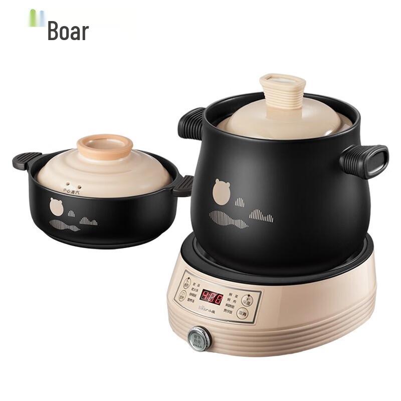 Bear Electric Ceramic Dual Stew Pot CN plug (adapter included)