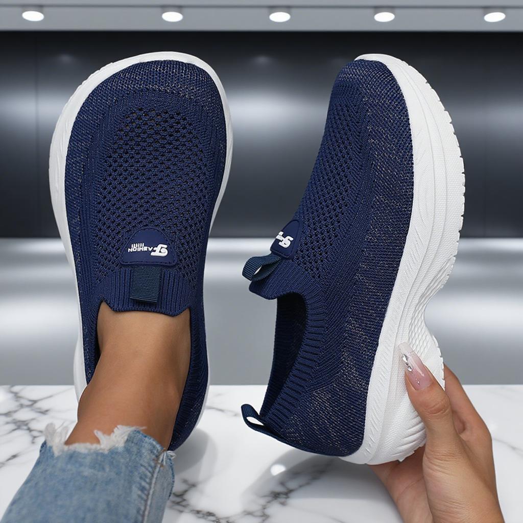 Fashion Barefoot Shoe Wide Footed Thick Soled Shoes for Both Men and Women 2025 New Spring Mesh Sports Shoes for Casual Tennis Female