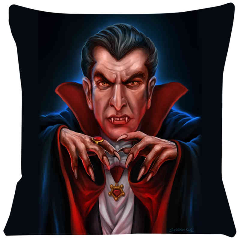 

Cushion Cover Dracula Pillow Cases Anime Chair Car Sofa Pillow Cover Home Decorative Pillow SJ343 45cmx45cm