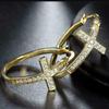 Wind Mystery Earrings for Women, Fashionable Niche Geometric Ring Ear Buckles, Daily Matching Jewelry