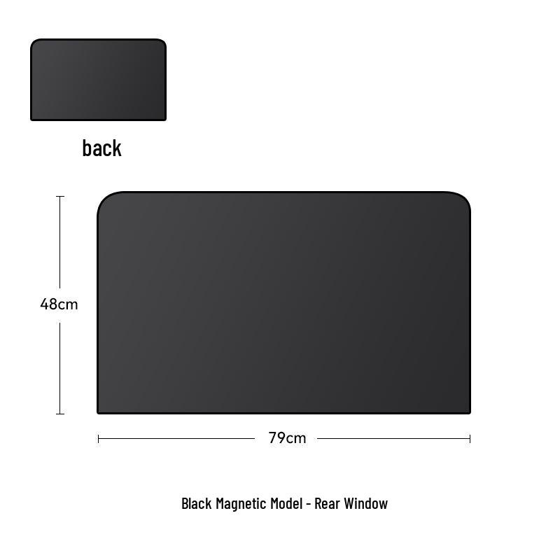 Car Window Sunshade and Privacy Curtains - UV Protection and Heat Insulation