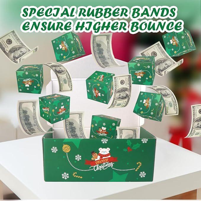 1. 2026 Christmas Surprise Pop-Up Box, Creative Folding Bounce Red Envelope Gift Box