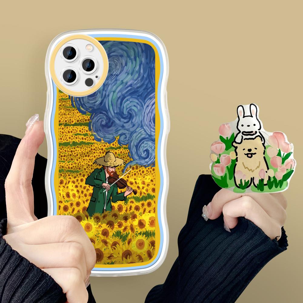 

Держатель подставки Мягкий чехол для телефона Samsung Galaxy S23 Ultra 5G S22 S21 S20 FE S10 M23 A11 A72 A32 A03 A33 A03S J7 Prime J6 Волна Защитная крышка