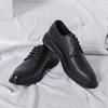 Leather shoes men's formal wear business spring and autumn new casual black suit wedding groom shoes men