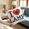 Band LLamp S Pillow Case Plush Fabric Soft Pillowcase Double Sided Print Sofa Cushion Cover Throw