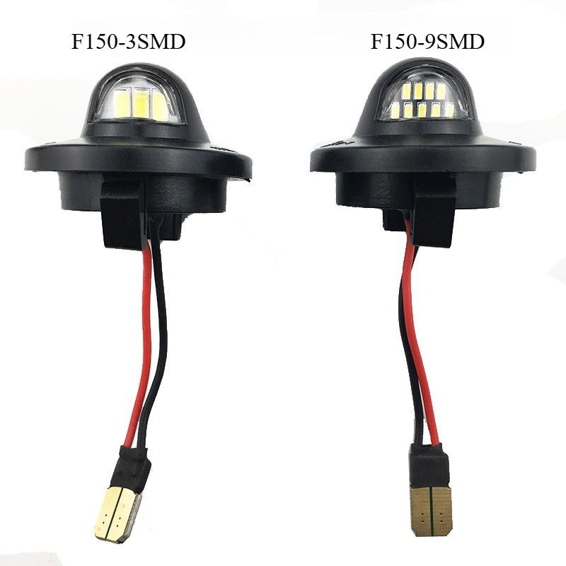 

2x LED License Number Plate Lights Tag Light Lamp For Ford F150 F250 F350 Super Duty Ranger Explorer Bronco Excursion Expedition 2PCS-3SMD