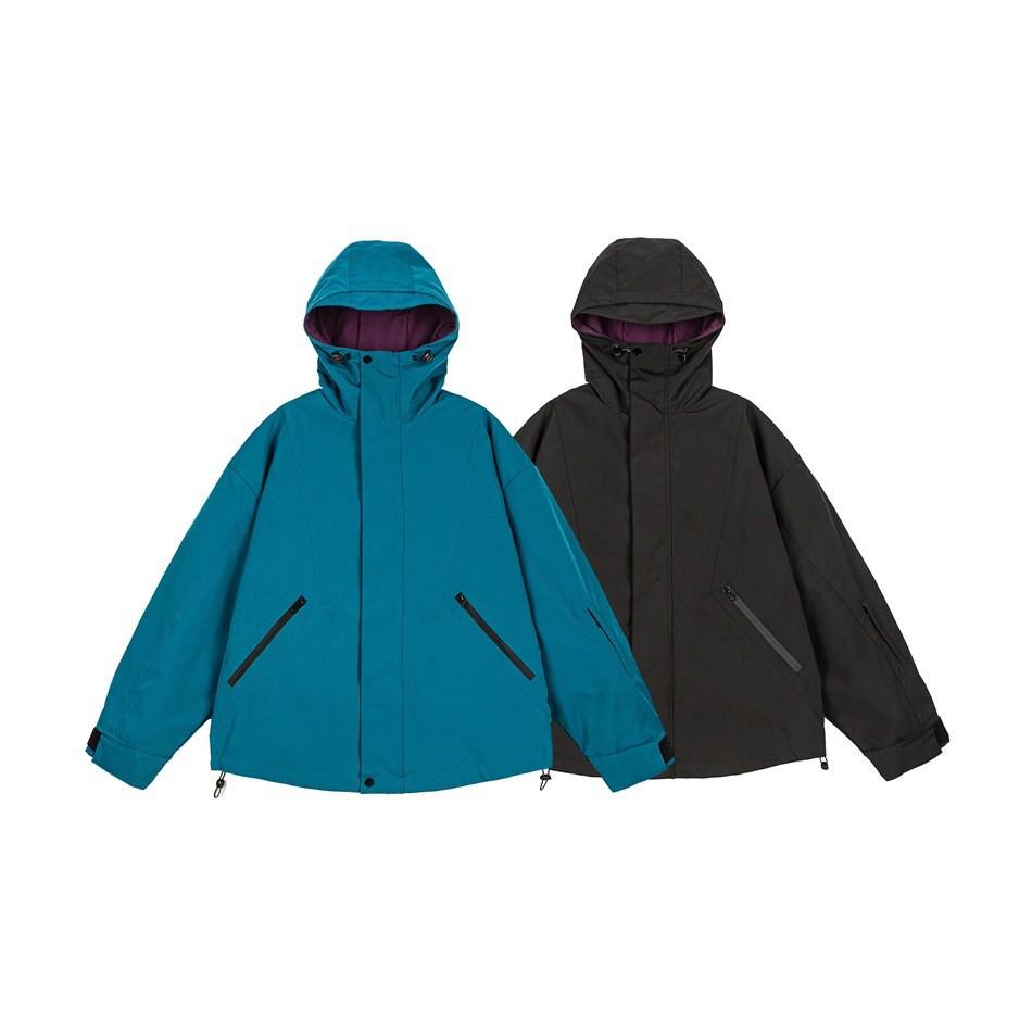 Three-in-One Windproof Outdoor Jacket with Detachable Liner and Hood for Men and Women - Winter Outerwear CD07
