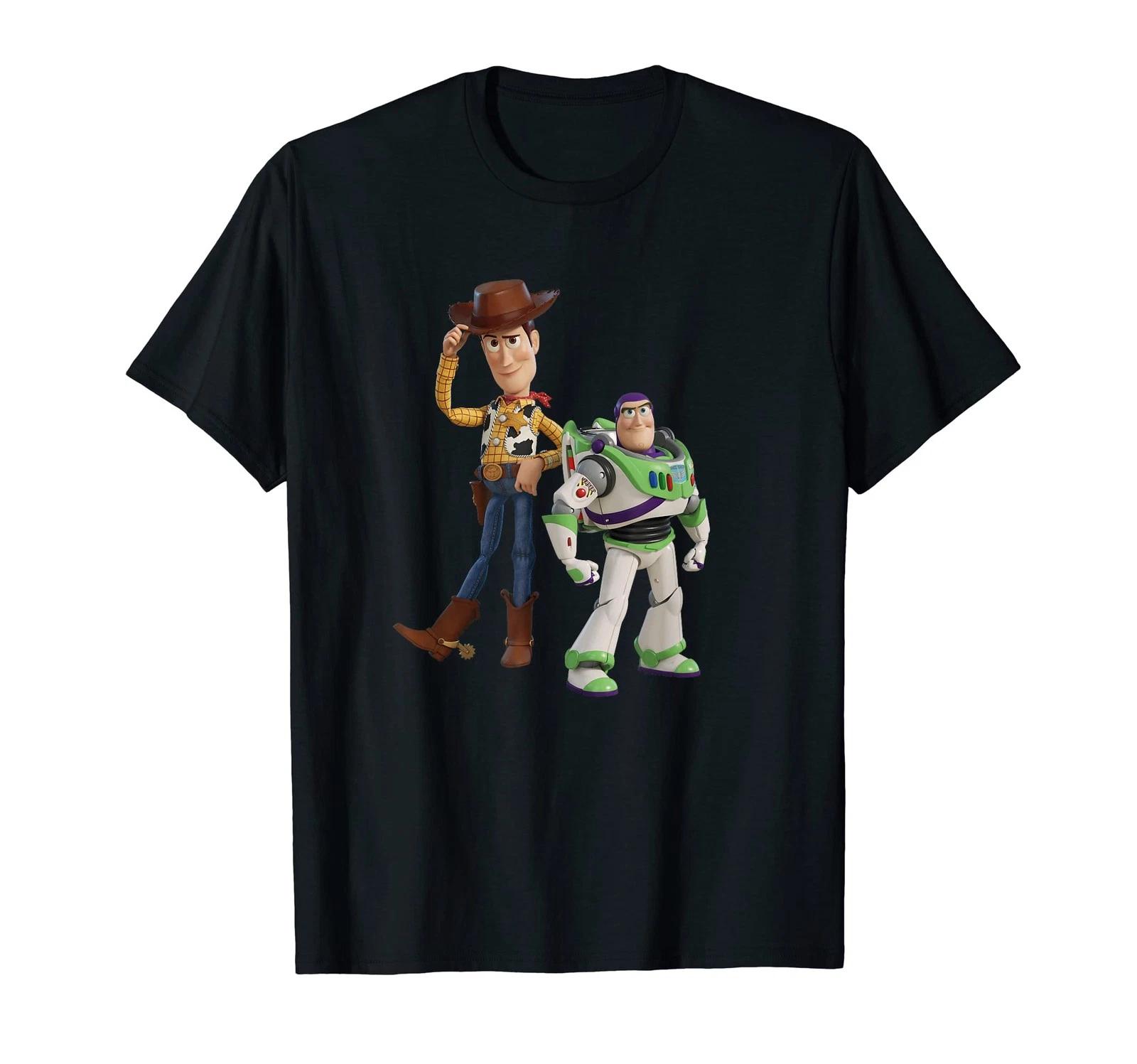 DISNEY PIXAR TOY STORY4 Woody and Buzz Lightyear T-shirt 4XL