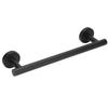 30cm Stainless Steel Black Brushed Single Towel Bar Rack Holder Bathroom Storage Organizer