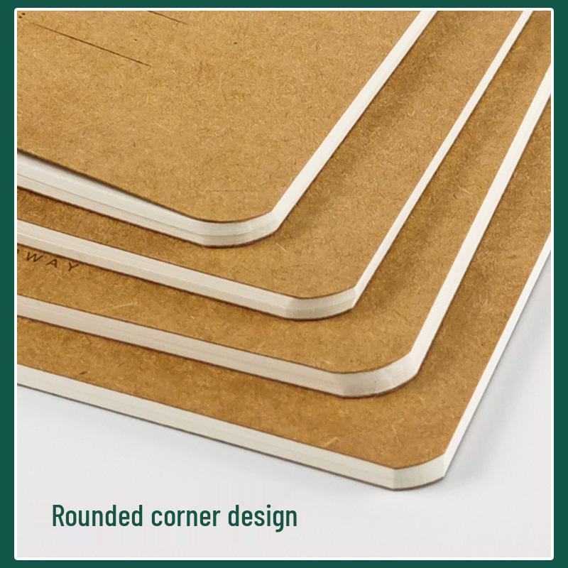 32K Cowhide Notebook for Elementary Third Grade - Small Size Homework and Notes Record Book