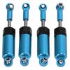 4pcsset Metal Adjustable Shock Absorber for MN 116 Remote Control Car Model Upgrade PartsBlue