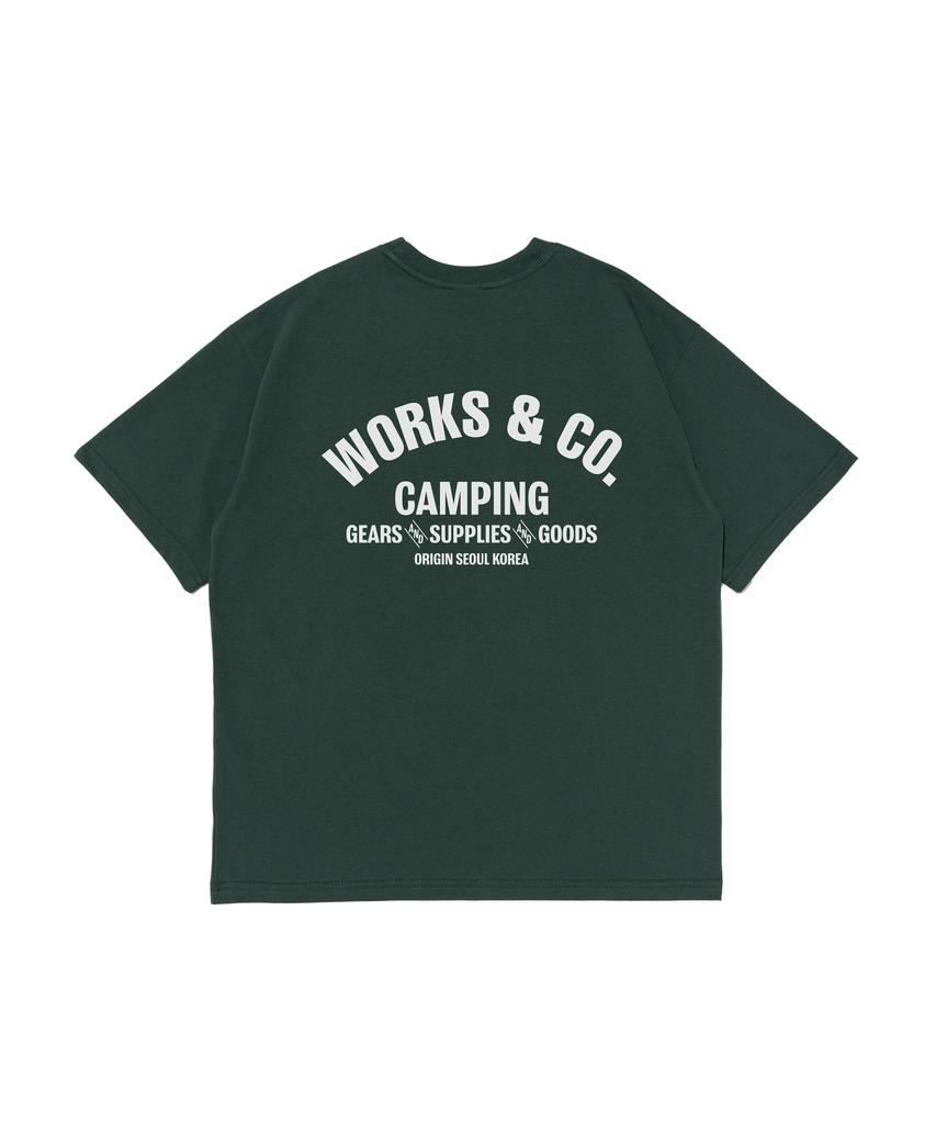 Wogseuaenko Signature Logo Short Sleeve T-Shirt (Green)