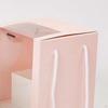 Flower Gift Paper Packaging Boxes Clear Window Wedding Baby Shower Favors