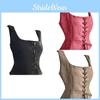 Neutral Cross-border Deerskin Plush Vest Halloween Costume Renaissance Viking Pirate Cosplay Tank Top