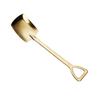 Stainless Steel Shovel Spoons Lightweight Portable Creative Food Safe for Ice Cream Travel Office Snack Time