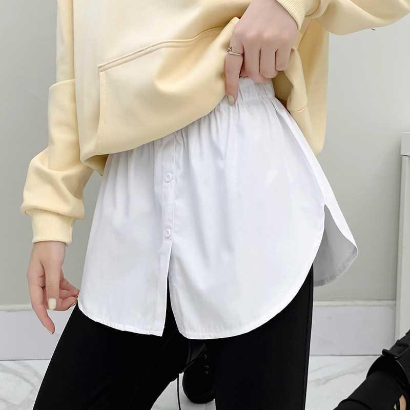 

Versatile Summer Layered Shirt Dress with Little Butt Flap Skirt Hem XL (55-70 kg)