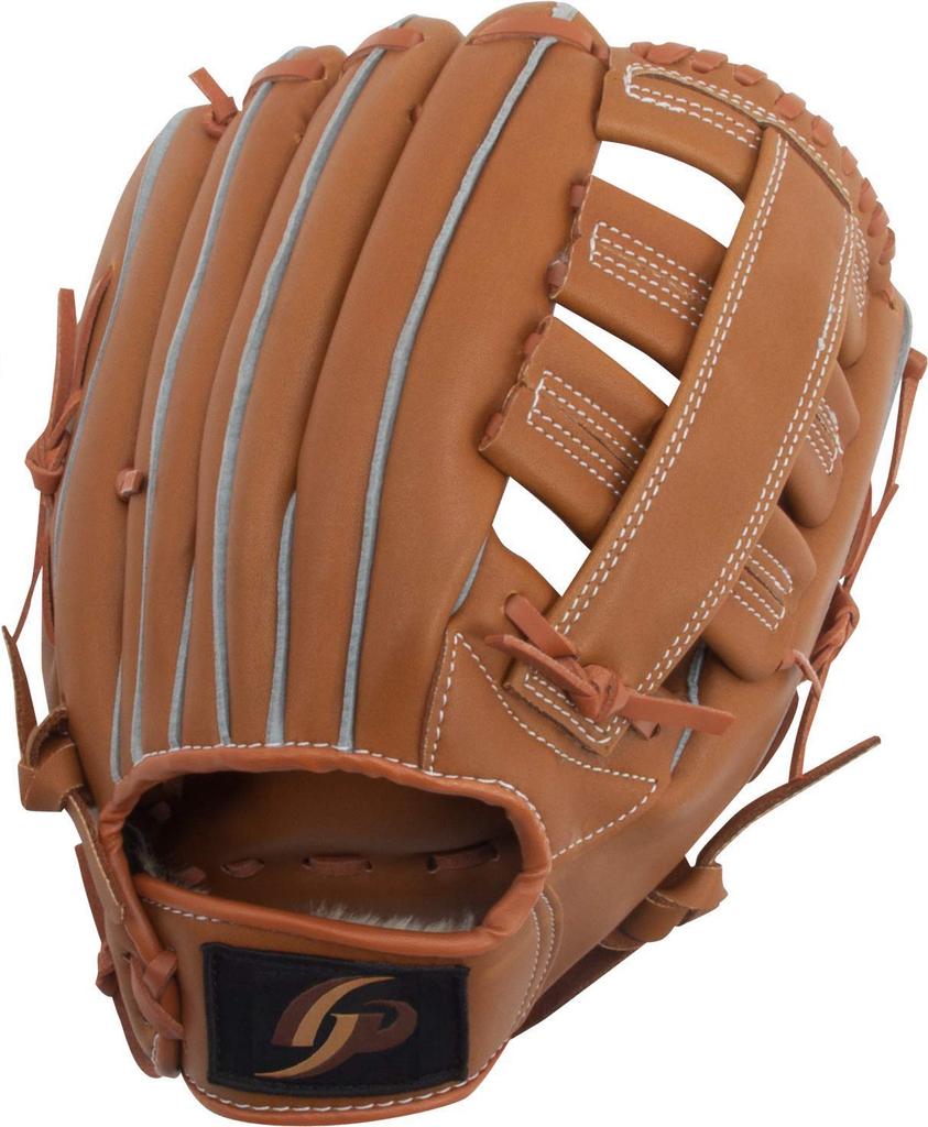 GP Baseball General Brown Y Glove, Softball, Right-handed Throwing, All-Round, 12.5 Inches,