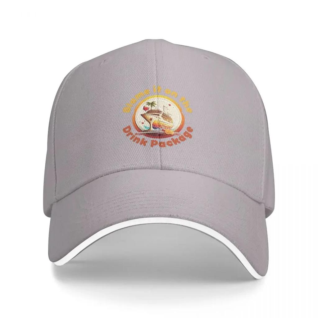 Blame It On The Drink Package Cap Fashion Casual Baseball Caps Adjustable Hat Hip Hop Summer Unisex Baseball Hats