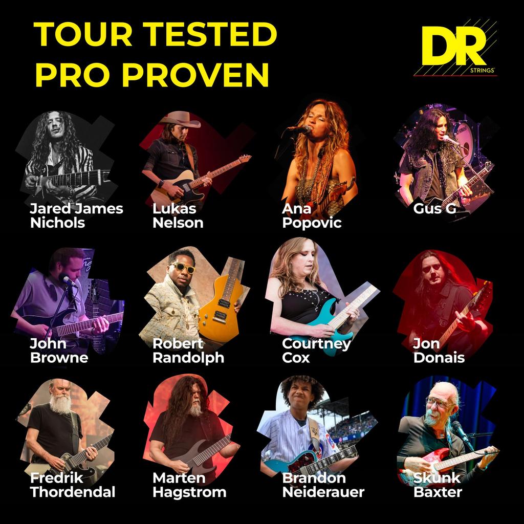 DR Strings DRAGON Electric Guitar Strings with Quantum Nickel Wound Strings (D-R) SKIN+ (DEQ-11)